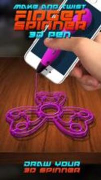 Make and Twist Fidget Spinner 3D Pen游戏截图1