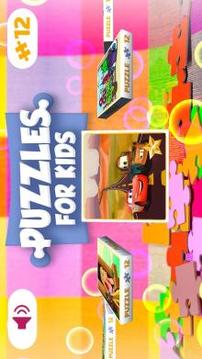 Cartoon jigsaw puzzles for kids游戏截图2