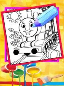 Coloring games thomas adventure游戏截图1