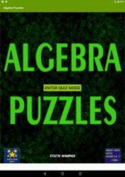 Algebra Puzzles游戏截图4