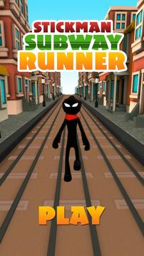 Stickman Subway Runner - City Surf游戏截图1