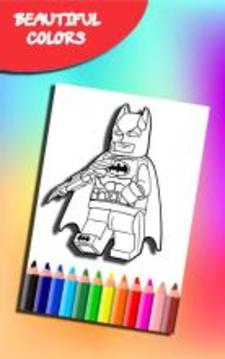 How to color Lego Batman (coloring game)游戏截图4
