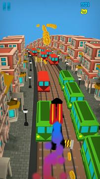 Stickman Subway Runner - City Surf游戏截图2