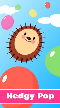 Hedgy Pop and colored balloons.游戏截图1