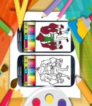 ban 10 coloring ultimate alien游戏截图3