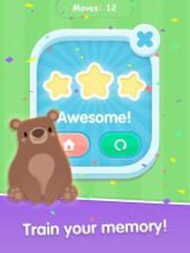 Tap Cards Memory - Animals lite游戏截图4