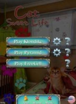 Solitaire: Cat Sweet Life游戏截图1