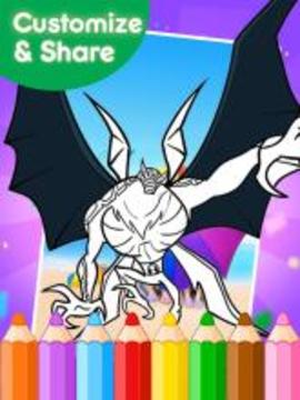 ban 10 coloring ultimate alien游戏截图5