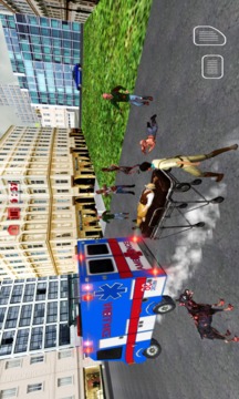 Ambulance Rescue Drive: Zombie游戏截图4