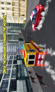 Ambulance Rescue Drive: Zombie游戏截图5