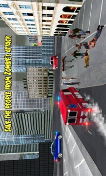 Ambulance Rescue Drive: Zombie游戏截图2