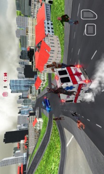 Ambulance Rescue Drive: Zombie游戏截图3