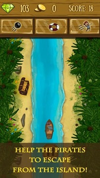 Caribbean River Pirates游戏截图1