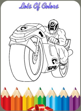 How To Color Power Rangers 2游戏截图2