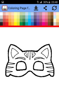 Coloring Page for Masks Heroes游戏截图2