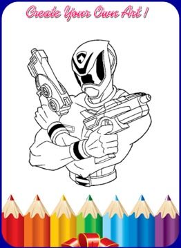 How To Color Power Rangers 2游戏截图1