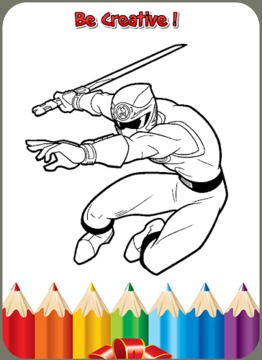 How To Color Power Rangers 2游戏截图3