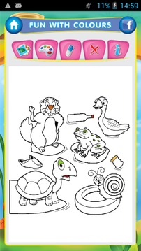 Animal Pond- Kids Draw & Paint游戏截图5