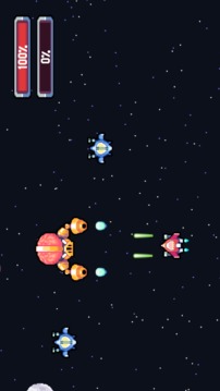 Pixel Journey: 2D Space shooter游戏截图2