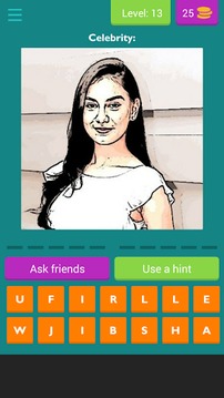 Tebak Gambar Artis Indonesia游戏截图1