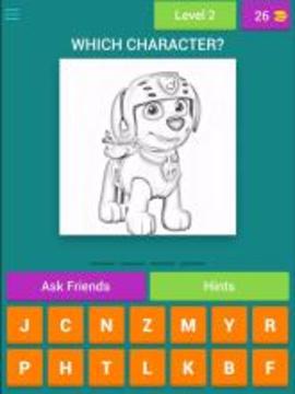 Guess the Paw Patrol Word Puzzle游戏截图5