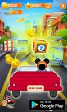Subway Roadster of Mickey Game游戏截图1
