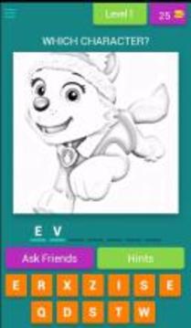 Guess the Paw Patrol Word Puzzle游戏截图1