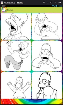 Coloring Game For The Simpsons游戏截图3