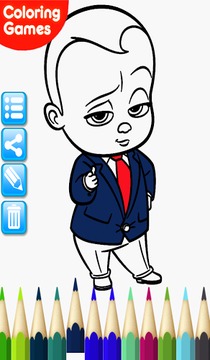 Coloring Book for Baby Boss游戏截图1