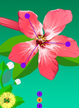Aa Dots Color Flowers游戏截图4