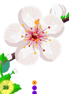 Aa Dots Color Flowers游戏截图2