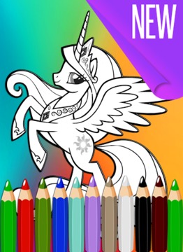 How To Color Little Pony game游戏截图2