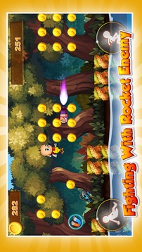 Super Upin Jetpack - Runner游戏截图2