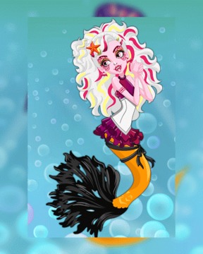 Dress Up Draculaura Mermaid游戏截图5