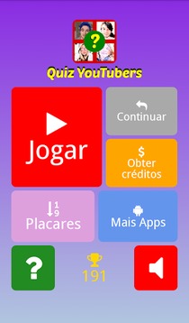 Quiz YouTubers Brasil游戏截图1