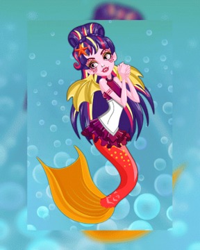 Dress Up Draculaura Mermaid游戏截图4