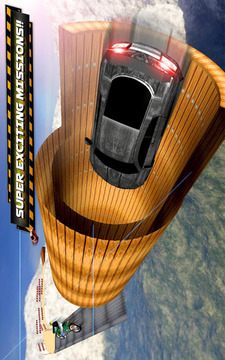 极端的涡轮增压赛车特技游戏截图3