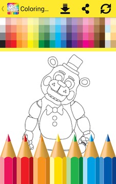 Coloring Game for Five Nights游戏截图1