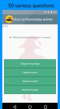 Quiz on KonoSuba anime游戏截图2