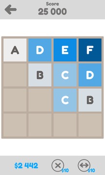 Letters 2048: Amazing Alphabet游戏截图1