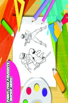 SuperHero: Kids Coloring Book游戏截图5