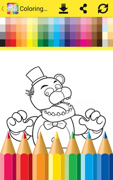 Coloring Game for Five Nights游戏截图3