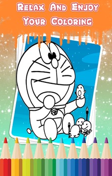 Coloring Book For Doraemon *游戏截图2