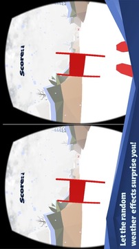 SKI MASTER VR cardboard skiing游戏截图2