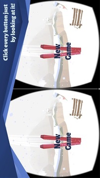 SKI MASTER VR cardboard skiing游戏截图3