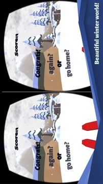 SKI MASTER VR cardboard skiing游戏截图4