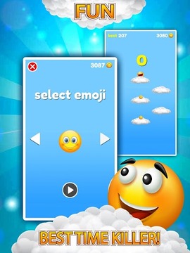 Emoji Sliding: jumping down游戏截图3