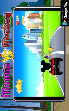 Race Mickey Against Minnie游戏截图1