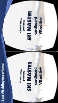 SKI MASTER VR cardboard skiing游戏截图1