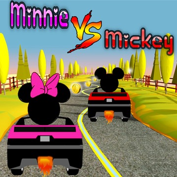 Race Mickey Against Minnie游戏截图2